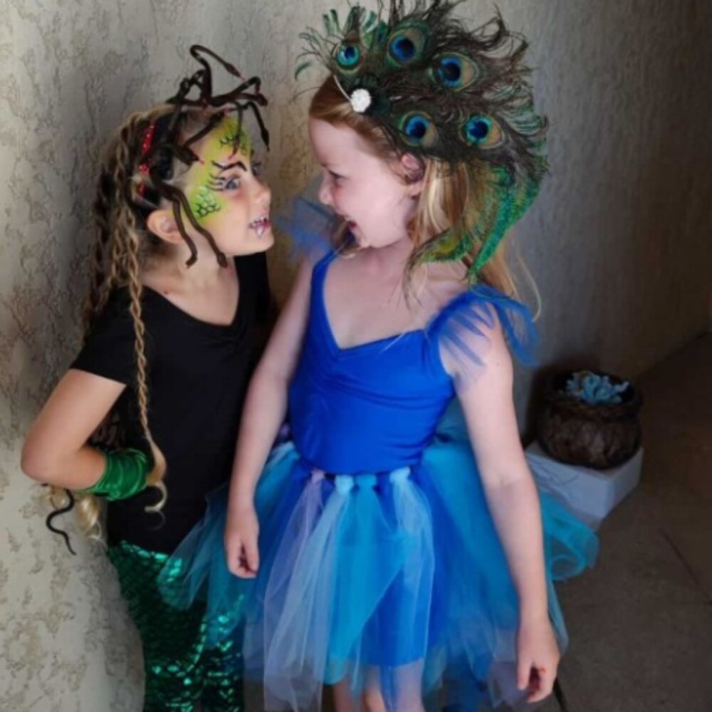 prize winning peacock halloween costume